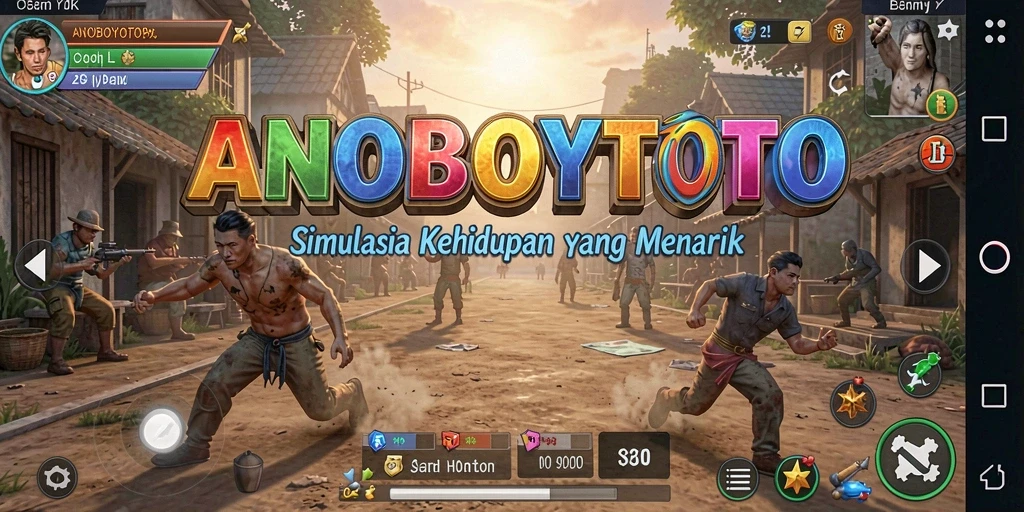 Tampilan gameplay ANOBOYTOTO yang menawan dalam simulasi kehidupan.