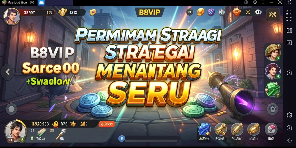 Tampilan gameplay seru B8VIP dengan aksi strategi yang mendebarkan.