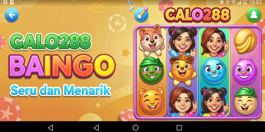 Screenshot utama CALO288 menunjukkan gameplay Bingo yang seru dan interaktif.