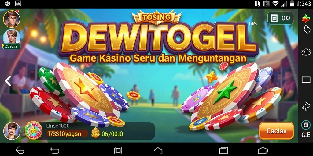 Tampilan gameplay DEWITOGEL yang menarik dan penuh warna.