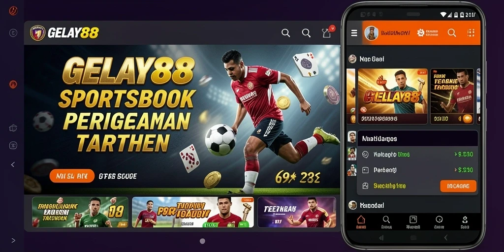 Tampilan gameplay dan fitur menarik dari aplikasi Sportsbook GELAY88.