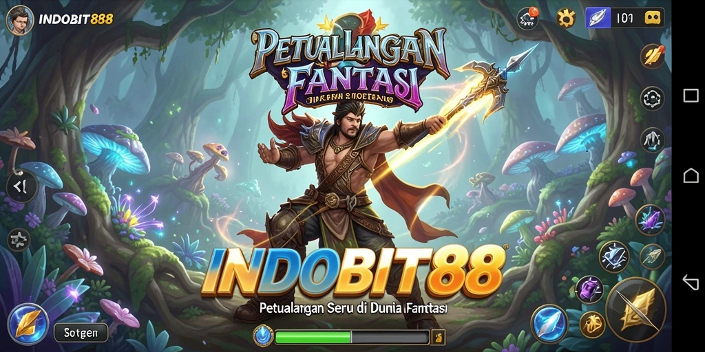 Gameplay seru dalam petualangan fantastis INDOBIT88.