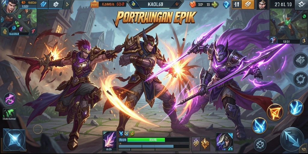 Gameplay seru dan epik dalam KAOL68.