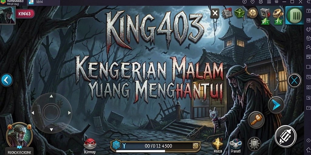 Tampilan gameplay menegangkan dengan atmosfer Horror yang mencekam.