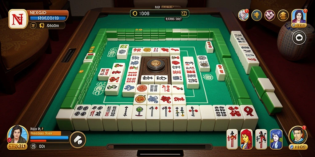 Tangkapan layar gameplay seru dari NEXGID di dunia Mahjong.