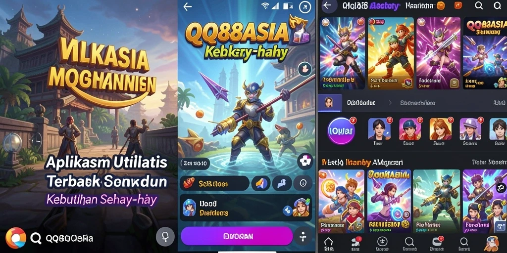 Screenshot utama QQ88ASIA menampilkan antarmuka intuitif untuk pengelolaan tugas.