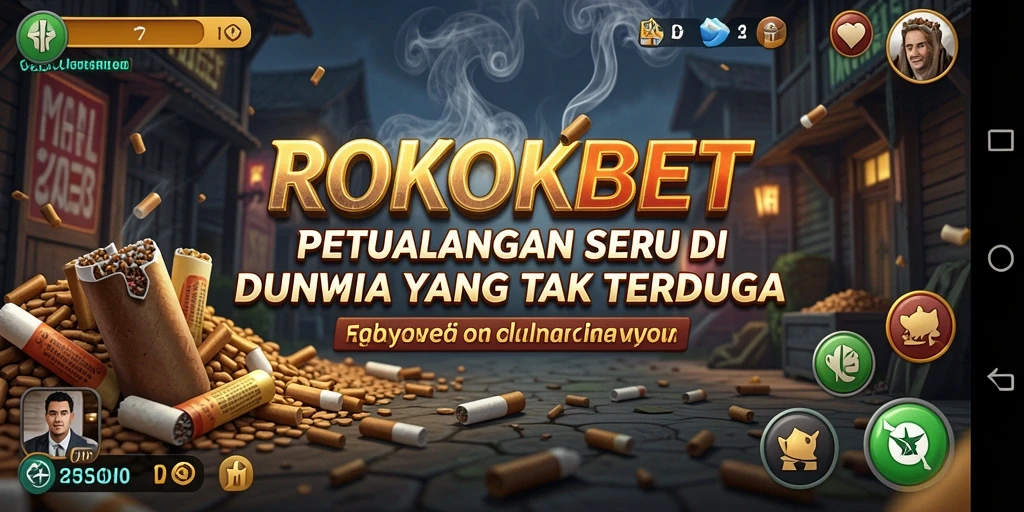 Menampilkan gameplay menegangkan ROKOKBET dengan petualangan epik.