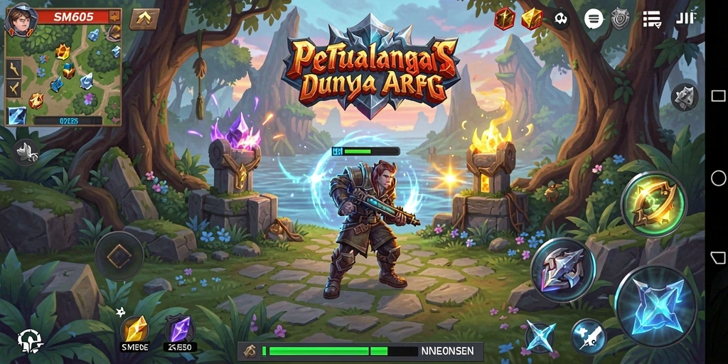 Gameplay SM605 yang mendebarkan dalam dunia ARPG.