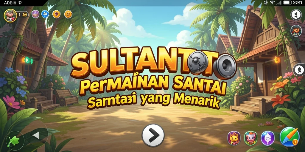 Screenshot SULTANTOTO menampilkan gameplay santai yang menyenangkan.