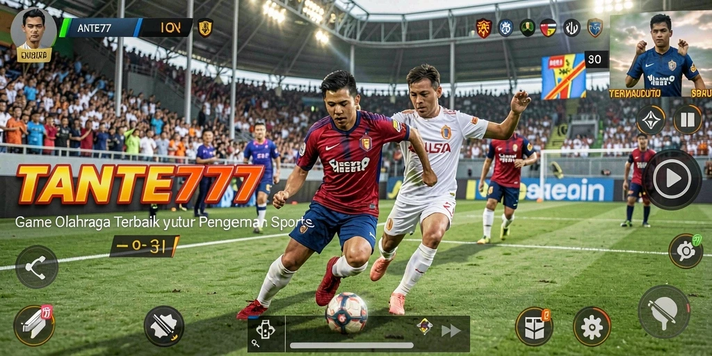 Tampilan menarik dari gameplay kompetitif TANTE777.