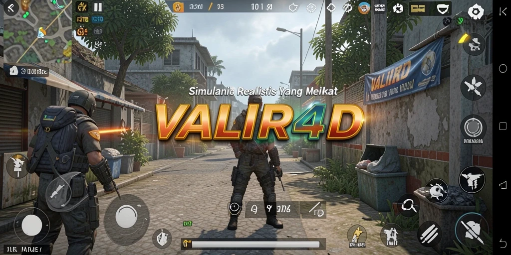 Screenshot VALIR4D menampilkan aksi permainan yang memukau.