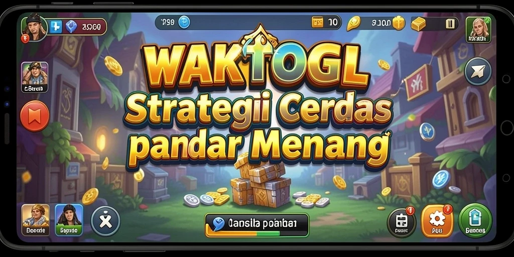 Tampilan aksi pertarungan strategis di WAKTOGEL